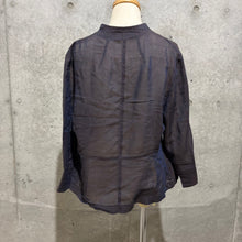 Load image into Gallery viewer, Purple Textured Hooks Outerwear Long Sleeve Top
