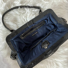 Load image into Gallery viewer, Franco Sarto Black Patent Leather Chest Bag
