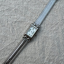 Load image into Gallery viewer, Silver Long Rectangle Strap Vintage Watch
