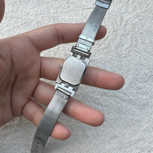 Load image into Gallery viewer, Silver Long Rectangle Strap Vintage Watch

