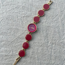 Load image into Gallery viewer, Magenta Pink Funky Vintage Watch
