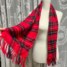 Load image into Gallery viewer, Classic Red Checkered Scarf
