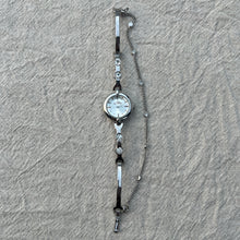 Load image into Gallery viewer, Silver Rhinestone Bracelet Watch
