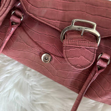 Load image into Gallery viewer, Pink Buckle Leather Shoulder Bag
