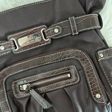 Load image into Gallery viewer, Brown Rosetti Nappa Dumpling Leather Bag
