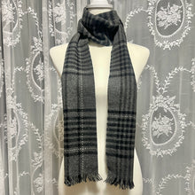 Load image into Gallery viewer, Gap Grey Classic Checkered Scarf

