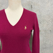 Load image into Gallery viewer, Polo Ralph Lauren Magenta Pink Long Sleeve Top
