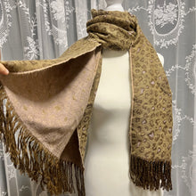 Load image into Gallery viewer, Brown Leopard Pink Beige Scarf
