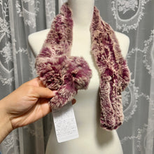 Load image into Gallery viewer, Pink Red Ombre Furry Scarf
