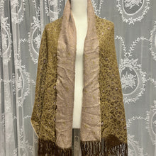 Load image into Gallery viewer, Brown Leopard Pink Beige Scarf
