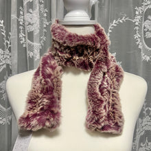 Load image into Gallery viewer, Pink Red Ombre Furry Scarf
