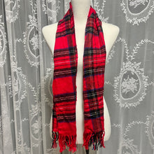 Load image into Gallery viewer, Classic Red Checkered Scarf
