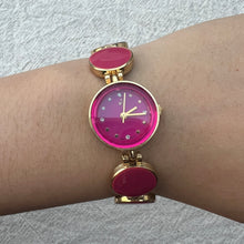 Load image into Gallery viewer, Magenta Pink Funky Vintage Watch

