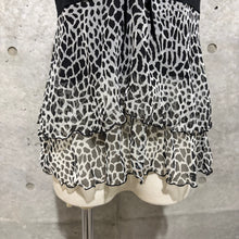 Load image into Gallery viewer, Black Laced Up Chest Y2K Mesh Ruffles Tank Top
