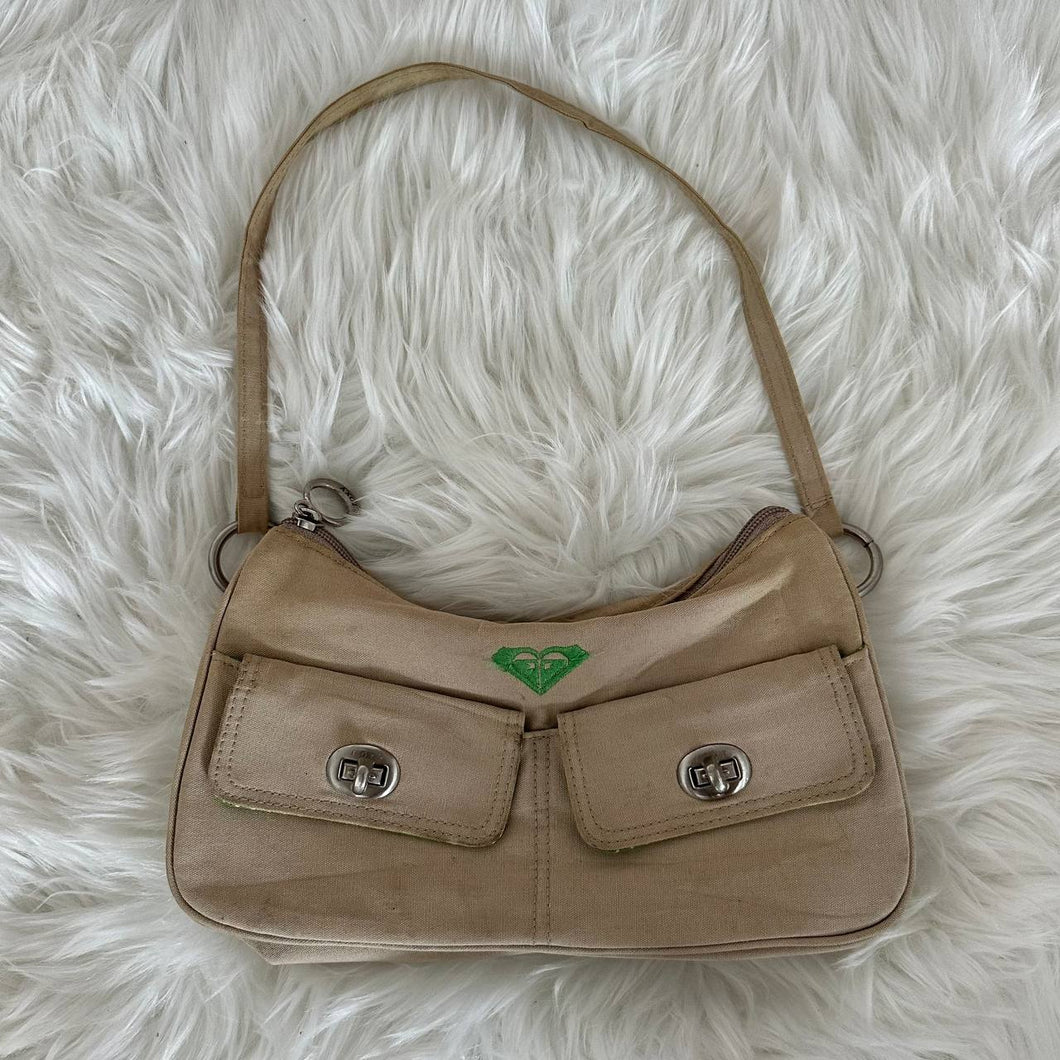 Roxy Beige Mini Shoulder Bag