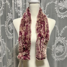 Load image into Gallery viewer, Pink Red Ombre Furry Scarf
