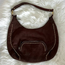 Load image into Gallery viewer, Brown Sequence Suede Saddle Bag
