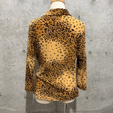 Load image into Gallery viewer, Y2K Leopard V Neck Sexy Long Sleeve Top
