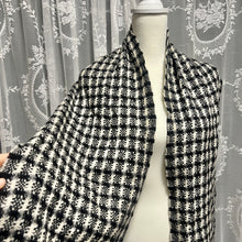 Load image into Gallery viewer, Black White Checkered Scarf
