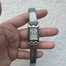 Load image into Gallery viewer, Silver Long Rectangle Strap Vintage Watch
