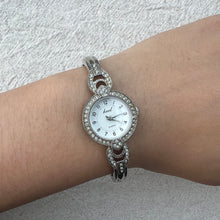 Load image into Gallery viewer, Rhinestones Cuff Bracelet Vintage Watch

