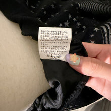 Load image into Gallery viewer, Black Star Stripes Mesh Mini Skirt
