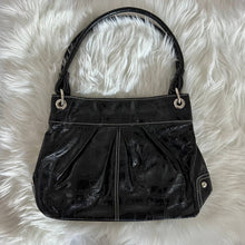 Load image into Gallery viewer, Sagharbor Glossy Black Leather Shoulder Bag
