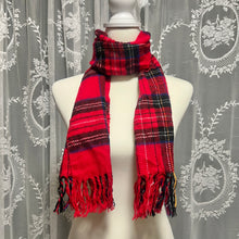 Load image into Gallery viewer, Classic Red Checkered Scarf
