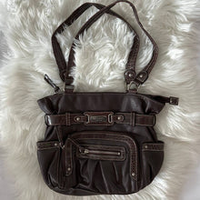 Load image into Gallery viewer, Brown Rosetti Nappa Dumpling Leather Bag
