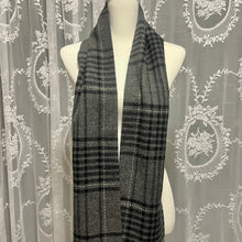 Load image into Gallery viewer, Gap Grey Classic Checkered Scarf
