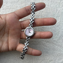 Load image into Gallery viewer, Marie Claire Flower Chain Vintage Watch
