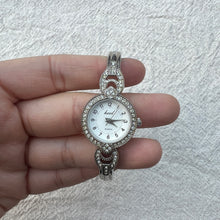 Load image into Gallery viewer, Rhinestones Cuff Bracelet Vintage Watch
