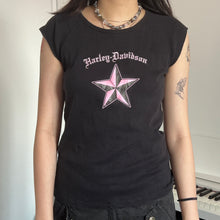 Load image into Gallery viewer, Harley Davidson 2004 Pink Star Short Sleeves Shirt Top
