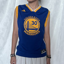 Load image into Gallery viewer, Adidas NBA Golden State Blue 30 Jersey Tank Top
