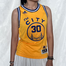 Load image into Gallery viewer, Adidas Stephen Curry The City Yellow 30 Jersey Tank Top
