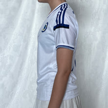 Load image into Gallery viewer, Adidas White Blue 10 SARA Jersey Shirt
