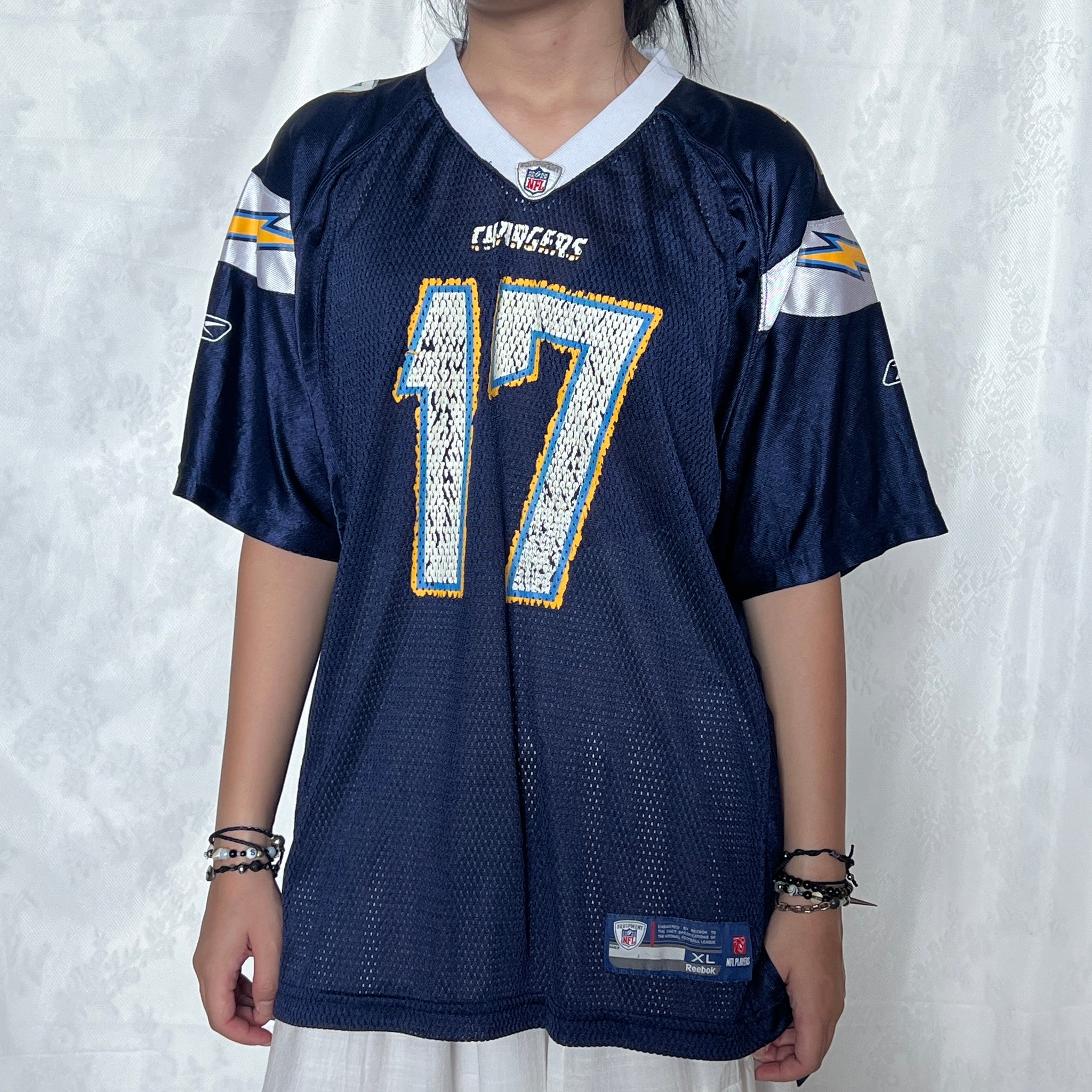 NFL Navy Blue 17 Jersey Shirt –