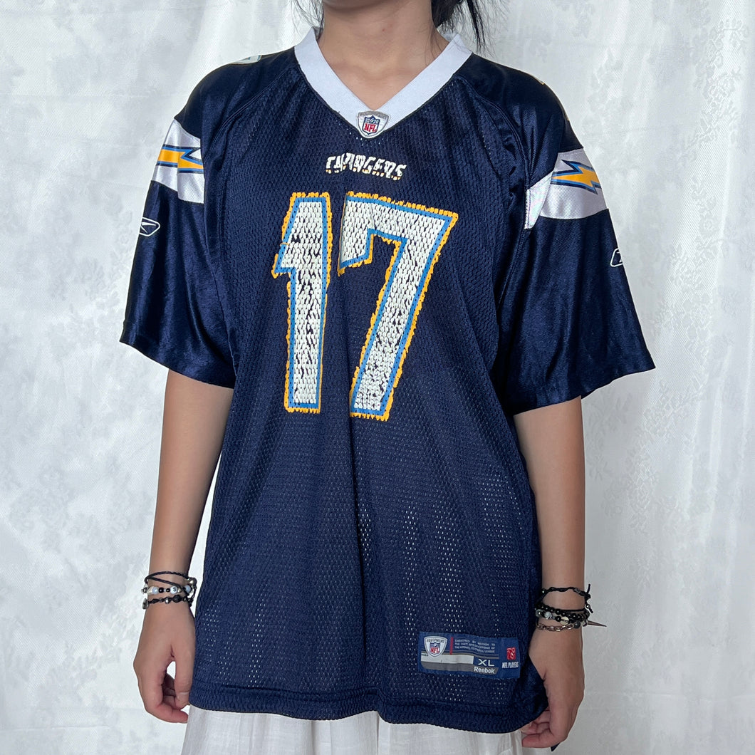 NFL Navy Blue 17 Jersey Shirt