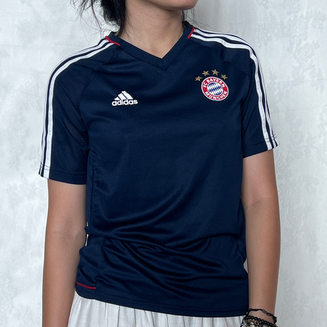 Adidas FC Bayern Blue Black Jersey Shirt