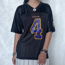 Load image into Gallery viewer, NFL Vikings Black 4 Jersey Shirt
