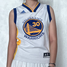 Load image into Gallery viewer, Adidas Stephen Curry Golden State 30 White Jersey Tank Top
