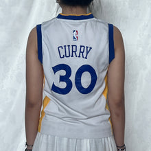 Load image into Gallery viewer, Adidas Stephen Curry Golden State 30 White Jersey Tank Top
