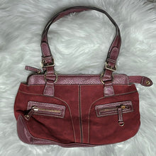 Load image into Gallery viewer, Red Suede Purple Leather Mini Shoulder Bag
