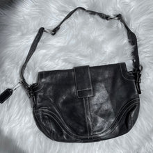 Load image into Gallery viewer, Coach Black Buckle Mini Shoulder Bag
