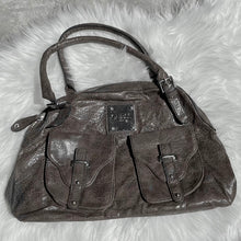 Load image into Gallery viewer, GUESS Brown Grey Buckle Pockets Bag
