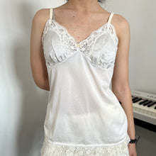 Load image into Gallery viewer, White Lace Silky Cami Top
