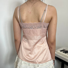 Load image into Gallery viewer, Pink Shimmery Mesh Butterfly Cami Top
