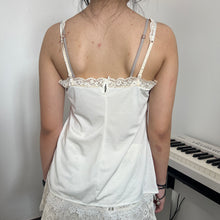 Load image into Gallery viewer, Cherry Blossom Embroidery Mesh Cami Top
