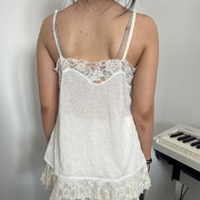 Load image into Gallery viewer, White Roses Lace Mesh Cami Top
