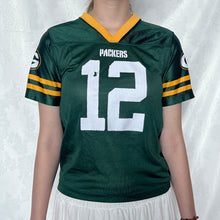 Load image into Gallery viewer, NFL Green Rodgers 12 Jersey Shirt Crop Fitting Peel
